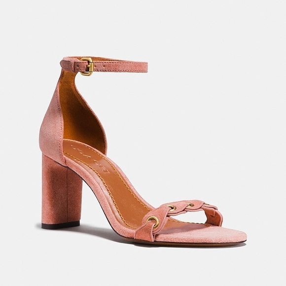 Coach Heel Sandal With Coach Link - Picture 1 of 14